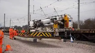 Lee Valley Rail Programme - installing the first 3km of a new track