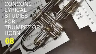 CONCONE Lyrical Studies for Trumpet or Horn 08 Allegretto
