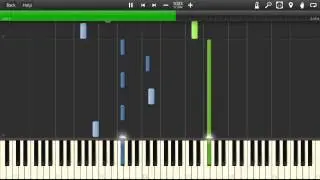'Seiken Densetsu 3 - Innocent Sea' on Synthesia (piano tutorial)