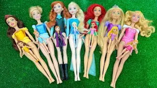 ASMR 5 MYSTERY SURPRISES Disney Princess Mattel Miniature Dolls Satisfying Unboxing NO Talking Video