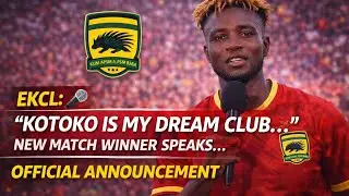 EXCL: KOTOKO IS MY DREAM CLUB…NEW MATCH WINNER SPEAKS..OFFICIAL ANNOUNCEMENT