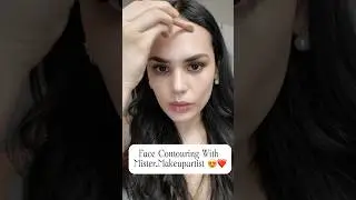 Face Contouring With Mister.Makeup #shortsfeed #makeup #contour #contouring #makeuphacks