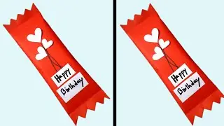 Easy Birthday Chocolate Gift Packing | DIY Wrapping Idea | Ismat Ara's Paper Gallery