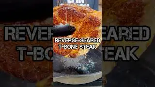 PERFECT Reverse-Seared T-Bone Steak | Flavor4Dinner #shorts #steak