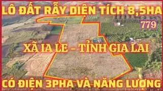 B&Aacute;N ĐẤT RẪY DT 8,5HA C&Oacute; 1GIẾNG KHOAN C&Oacute; ĐIỆN 3PHA V&Agrave; ĐIỆN NĂNG LƯỢNG MẶT TRỜI C&Oacute; HỒ NỔI GI&Aacute; 7.8TỶ/L&Ocirc;
