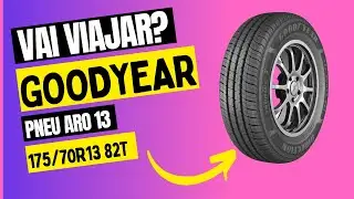 Pneu Aro 13&rdquo;&rdquo; 175 70R13 Goodyear 82T - Conforto e Seguran&ccedil;a