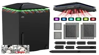 MENEEA Cooling Fan Dust Proof for Xbox Series X Console with Colorful Review