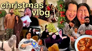 VLOG: surprising bestie for christmas, opening gifts, husband vlogs for the day, cooking home meals!