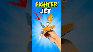 How to make a new fighter jet paper plane #shorts