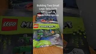 Building Two Small Lego Sets from Minecraft & Speed Champions #foryou #lego #unboxing #minecraft