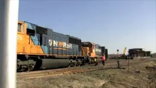 (HD) Ontario Northland Freight Train 308 From Xstrata