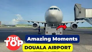 Unforgettable Plane Spotting Experience at Douala International Airport. 4K