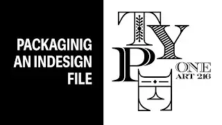 packaging an indesign file - SCSU
