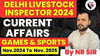 Livestock Inspector 2024 | Delhi Livestock inspector  current affairs | games and sports | by NRSir