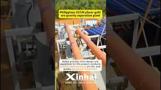 Philippines 50T/H Sand #Gold Mine Gravity Separation Plant