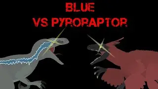 Blue Velociraptor vs Pyroraptor - (Stick Nodes Animation)