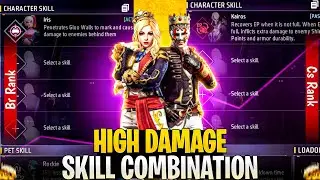 Best HIGH DAMAGE Character Combo 😱 New Meta Skill Combination 🔥 Free Fire BR Rank 2025