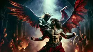 Faith vs Evil | Jesus challenges Satan 👹  #jesus #god #fe #satan #devil
