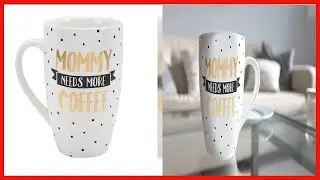 Pearhead Parent Coffee Mug, Mommy Needs More Coffee Whimsical Mug, Mother&rsquo;s Day Accessory