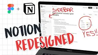 Redesigning The World's Biggest Note- Taking App (Notion) | Speed UX/UI Design