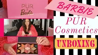 PUR Cosmetics Barbie Vault Unboxing &ndash; WOW! A Barbie Makeup Haul!!