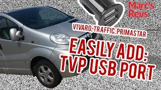 Add a USB Port to your TVP Vivaro, Primastar, Traffic