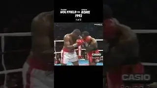 Evander Holyfield 1st Loss - vs Riddick Bowe 1992 1/3 #sports #boxing #evanderholyfield #knockout