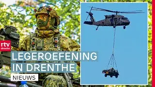 Legeroefening Falcon Spring in de provincie Drenthe | RTV Drenthe