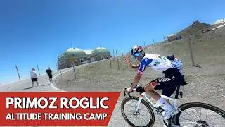 Chasing Primoz Roglic uphill to Pico Veleta