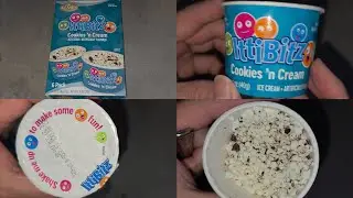 Walmart Item Review Kemps IttiBitz Cookies 'n Cream Dippin' Dots  Copycat Taste Test