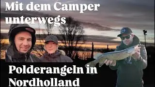 Poldern in Nordholland | Mit dem Camper unterwegs zum Angeln