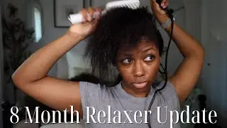 8 Month Relaxer Update | Transitioning to Texlaxed | Niara Alexis