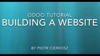 Odoo - how to build website and change company logo