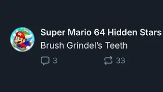 Brush Grindel's Teeth (SM64 Hidden Star)