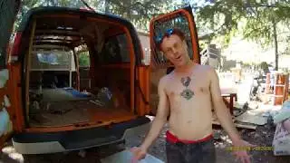 phoenix kennedy fixing up the van