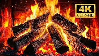 🔥 6-часовое видео с уютным камином в формате 4K – реалистичные звуки потрескивания огня для сна