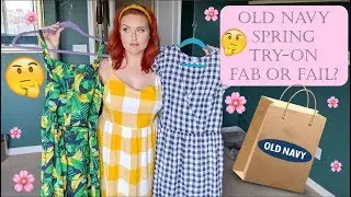 OLD NAVY SPRING DRESS TRY ON | SIRENA GRACE CELES | AFFORDABLE SPRING DRESSES