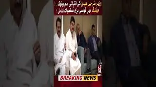 Sharjeel Memon Important Meeting with Big Personalities | PPP In Action #Shorts