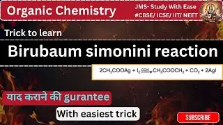 Short trick to learn Birubaum simonini reaction |#chemistry #trending #reaction #neet #cbse