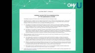 GHY University   Tariff Classification Part 2 2014 06 18, 12 00 PM