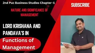 2nd PUC Business studies chapter-1 Function of Management