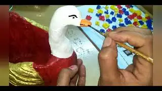 duck flower pot ,