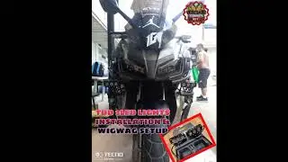 TDD 3led lights/DSK Night ripper with WIGWAG-Setup/RAPID HORN Setup/DUAL HORN Setup(Honda Adv150)