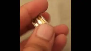 925 Sterling Silver Spinner Ring for Women, Silver and Brass Hammered Wide Band Ring Handmade