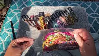 Thread Order Unpacking | Colour Streams | Silk Ribbon | Perle Cotton | Twisted Silk | Jenny C