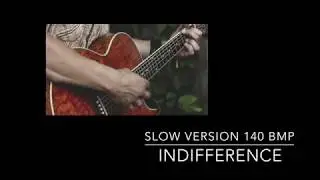 Indifference - Slow playalong(140bpm) Gypsy jazz backing track + music sheet