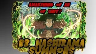 BB HASHIRAMA 80 PEARL SUMMON + AWAKENING NEW BB UNIT! | Naruto Ultimate Ninja Blazing