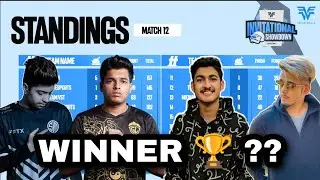 Esports wala Invitational Points Table | WINNER Of Esportswala Invitational Showdown Season