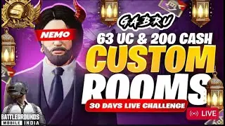 BGMI CUSTOM ROOMS LIVE |PUBGMOBILE CUSTOM ROOMS |UCGIVEAWAY FREE