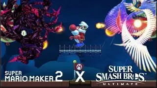 World of Light's Final Boss Remade in Super Mario Maker 2